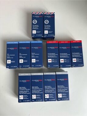 12/18$ ClarinsMen Paris Travel-Sized Skincare Lot